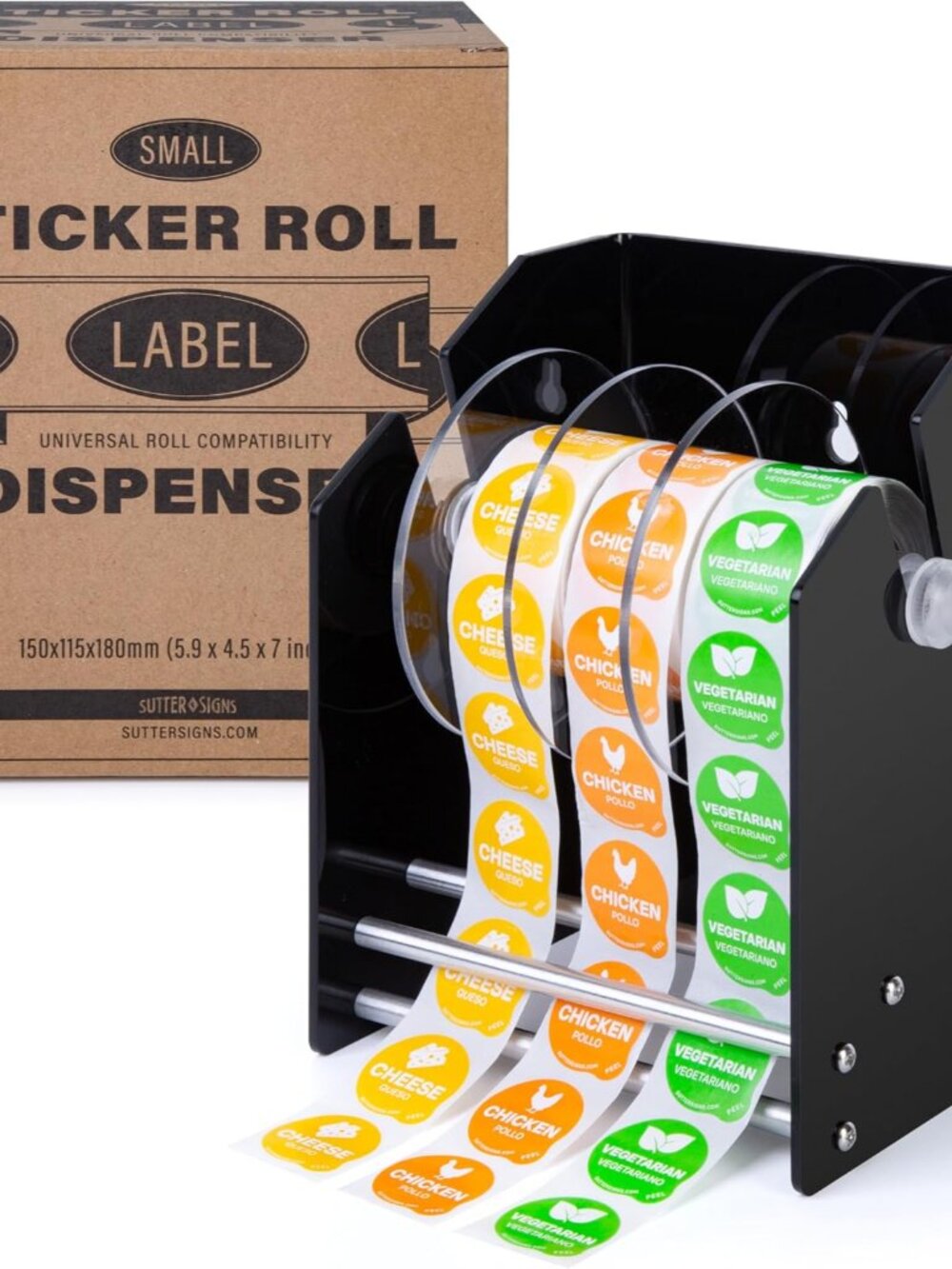 Roll Label Dispenser for Sticker Labels